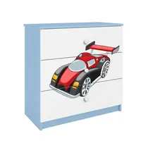 Detská komoda  Babydreams modrá – Auto