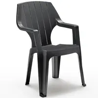 Plastové křeslo Alta grafit