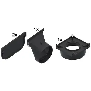 Sada příslušenství k PVC  odvodňovacím žlabům rady Easy 2