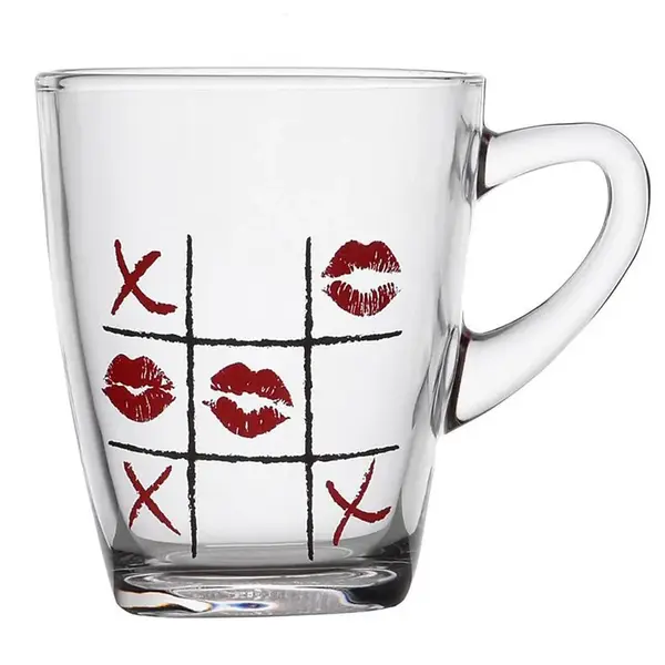 Hrníček skl. Street Fashion Kiss 310 ml