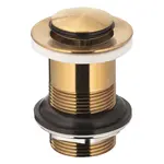 Výpust klik-klak malý zlatý bez ovládania