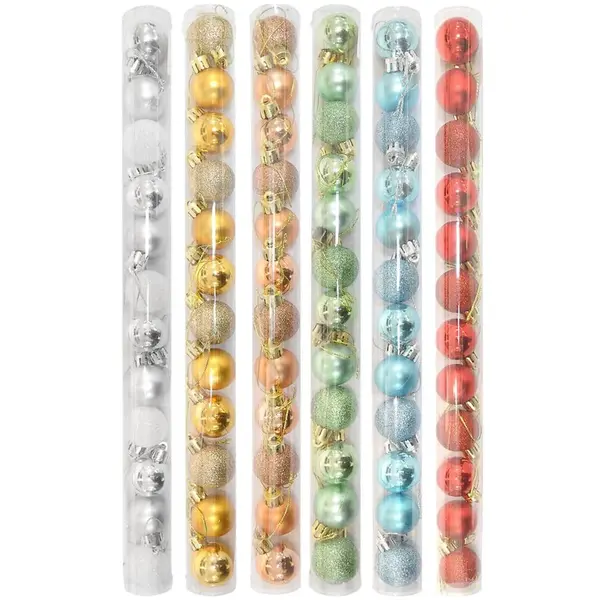 Ozdoby 3 cm sada 12 ks ngb108-mix