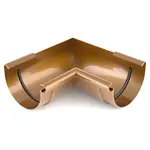 Vnitřní žlabový roh 125 mm Bryza měděná