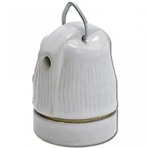 Objímka keramická E27 4A 250V závesná