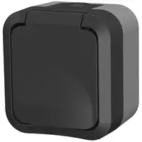 Zásuvka Z/U AQUA PRO IP55 grey 60324