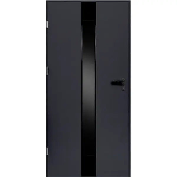 Dvere vchodové Flora S68 90L Antracit