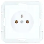 Jednoduchá zásuvka Z/U MEDIUM biela 17664