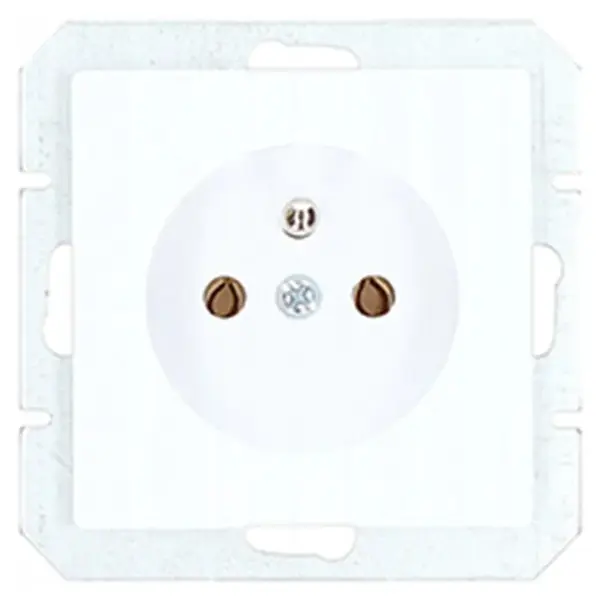 Jednoduchá zásuvka Z/U MEDIUM biela 17664