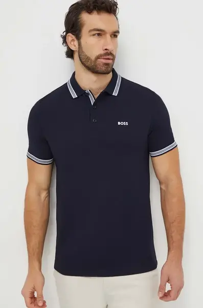 Bavlněné polo tričko BOSS Green Paddy