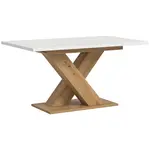 MID.YOU VÝSUVNÝ STŮL, bílá, 150-190/90/76 cm