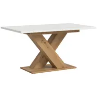 MID.YOU VÝSUVNÝ STŮL, bílá, 150-190/90/76 cm