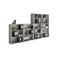 MID.YOU REGÁL NA DOKUMENTY, šedá, 337,6/185,6/33 cm