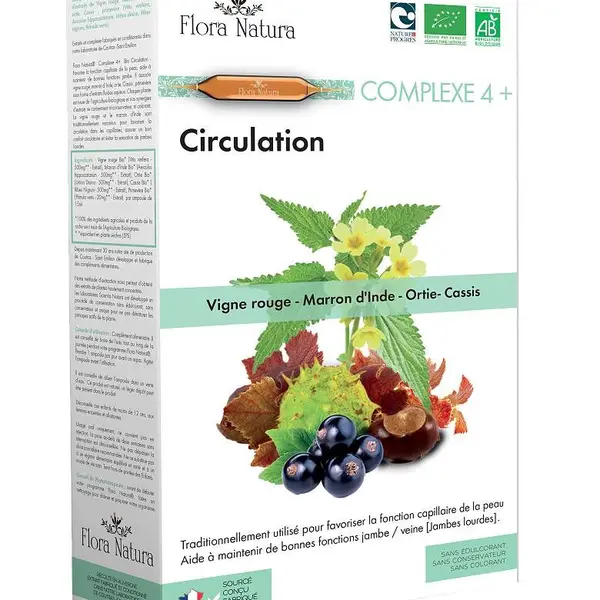 Flora Natura Complex 4 Krevní oběh BIO 20x15 ml