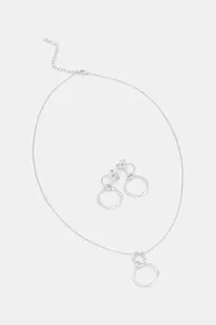 Stříbrný náhrdelník a náušnice Answear.LAB