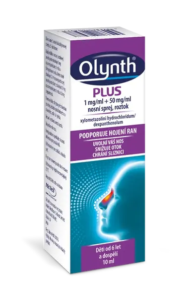 OLYNTH® PLUS 1 mg/ml + 50 mg/ml nosní sprej, roztok 10 ml