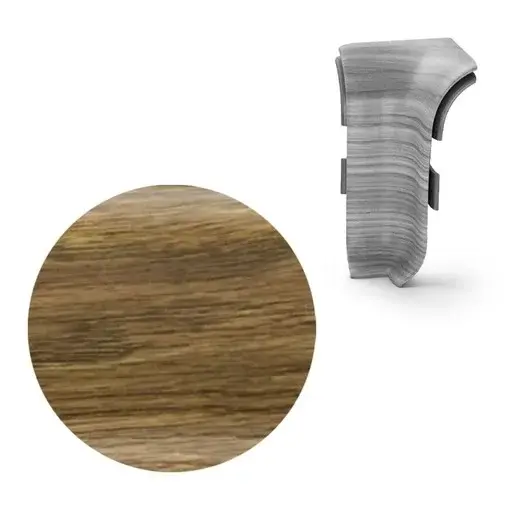 Vnitřní roh k soklu Naturel dub starý , PVC dĺžka 0,5 cm, výška hrany 56 mm, NATNGTW19
