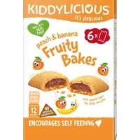 Kiddylicious Koláčky broskvovo-banánové 6x22 g