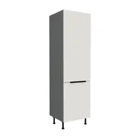 Vysoká skříňka pro vestavnou lednici Aria ANT 60 LO-210 2F Barva korpusu: Antracit, Barva dvířek: WH - Crystal white AFM