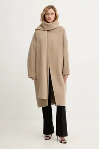 Kabát s příměsí vlny BOSS Chalet