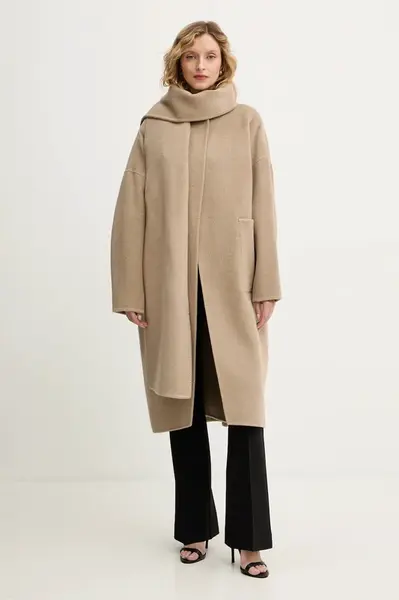 Kabát s příměsí vlny BOSS Chalet