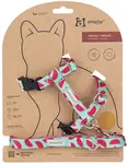 Amiplay Kšíry pro kočku s vodítkem BeHappyCat Watermelon - M | P58719