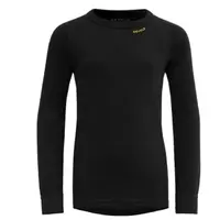 Devold DUO ACTIVE MERINO SHIRT JR Dětské termo triko, černá, velikost