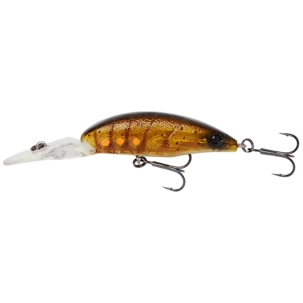 Savage gear wobler 3d shrimp twitch dr suspending olive green ghost 5,2 cm 6,4 g