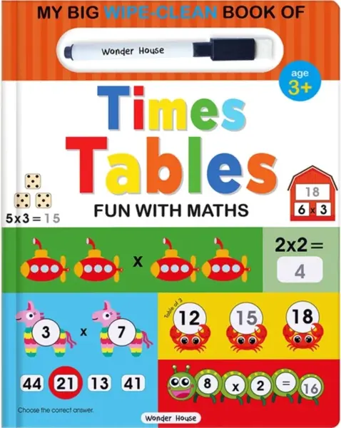 My Big Wipe And Clean Book of Times Tables for Kids