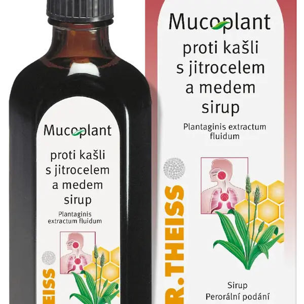 Dr. Theiss Mucoplant sirup proti kašli s jitrocelem a medem 100 ml