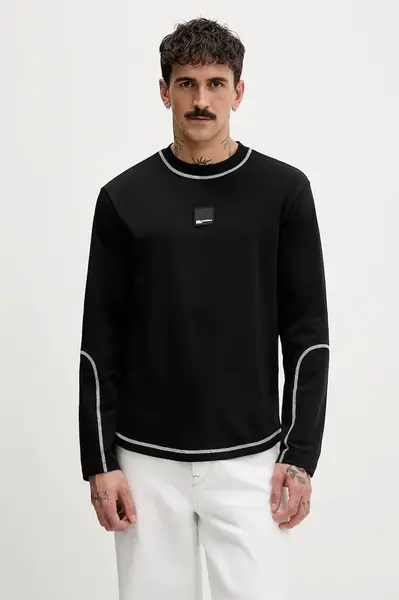 Bavlněné tričko s dlouhým rukávem Karl Lagerfeld Jeans