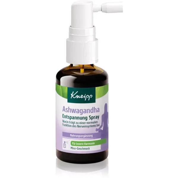 Kneipp Ashwagandha ústní sprej pro podporu zdraví nervové činnosti 30 ml