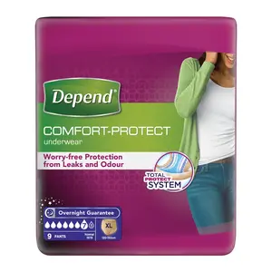 Depend Normal pro ženy XL natahovací kalhotky 9 ks
