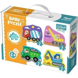 Trefl Baby Puzzle stavební stroje