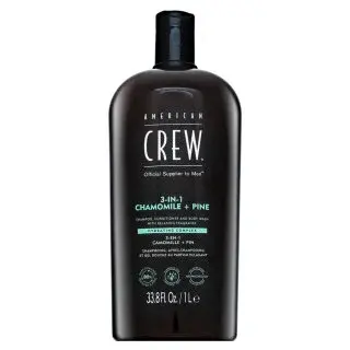 American Crew 3-in-1 Chamolie + Pine šampon, kondicionér a sprchový gel 1000 ml