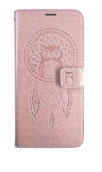 Flipové pouzdro MEZZO Book case pro Xiaomi Redmi Note 14 Pro 4G, dreamcatcher rose gold