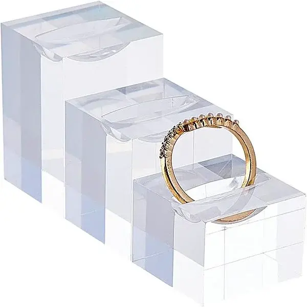 Transparent Acrylic Ring Displays