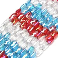 Electroplate Glass Beads Strands