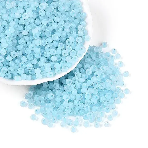 6/0 Transparent Inside Colours Glass Seed Beads