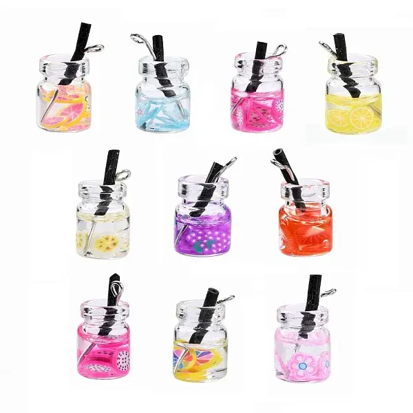 Glass Bottle Pendants