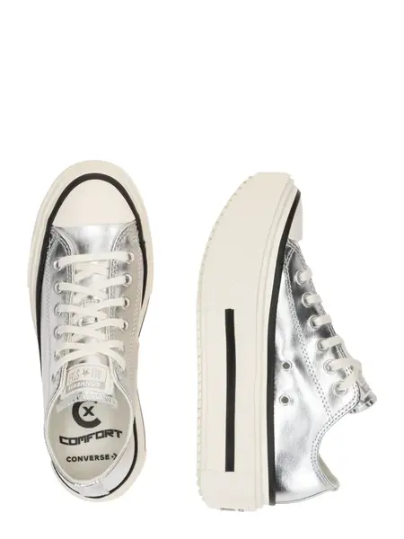 CONVERSE Nízke tenisky 'CTAS'  strieborná