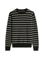 TOMMY HILFIGER Sveter 'SEASONAL'  čierna / biela