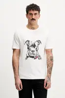 Bavlněné tričko HUGO Dubrox