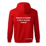 Reedog mikina červená „Obojok“ - 3XL