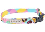 Amiplay nastaviteľný obojok BeHappy Donut - S