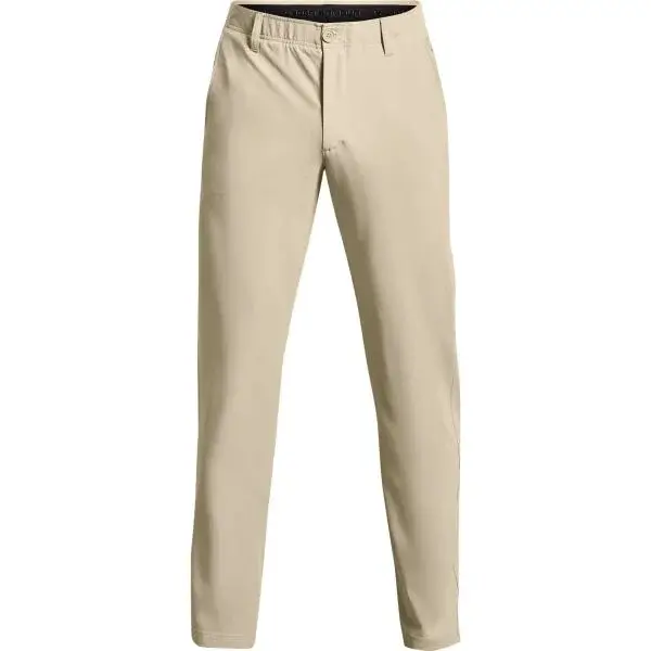 Under Armour DRIVE TAPERED PANT Pánske golfové nohavice, béžová, veľkosť 36x32