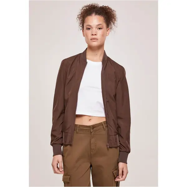 Dámská bunda Light Bomber Jacket hnědá