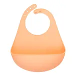 Lurch dětský silikonový bryndák apricot (00280011)