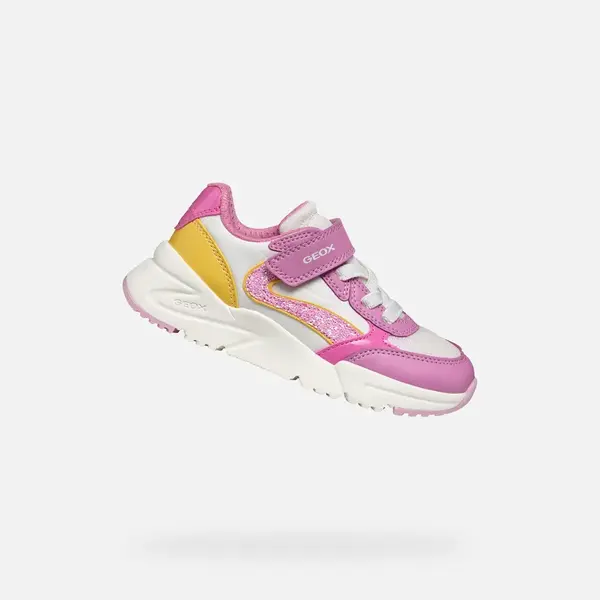 Pink Girls' Geox Loftus Sneakers - Girls