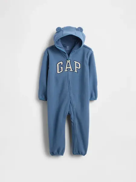 GAP detský fleecový overal s kapucňou