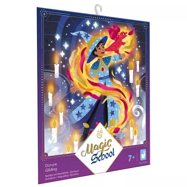 Škola kúziel - zdobenie metalickou fóliou